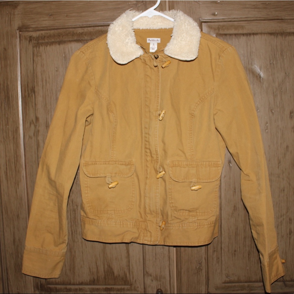 Mustard collared jacket